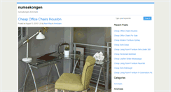 Desktop Screenshot of numsekongen.com